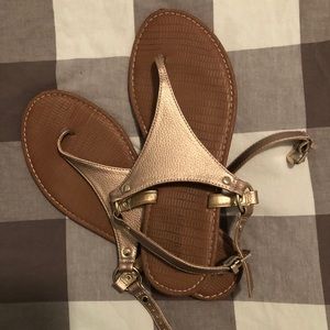 Lane Bryant Rose Gold Sandals